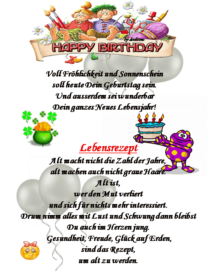 herzlichen glückwunsch zu deinem geburtstag