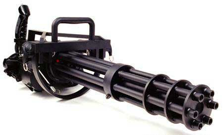 minigun. (There are virtually no pics of Maniac 5 on the web, by the way.