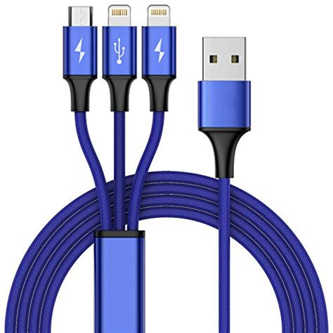 Apple 1m lightning to usb cable. Multi USB Charging Cable,ThinkANT 2Pack3ft+1ft 4 in 1