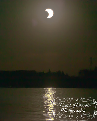 Partial Eclipse Sunset