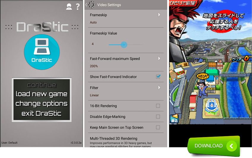 ds roms android download
