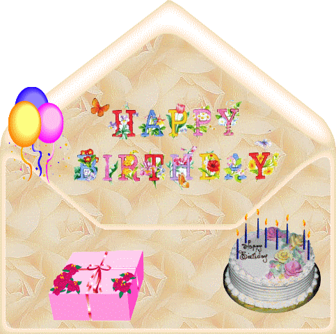 Enveloppe Joyeux Anniversaire