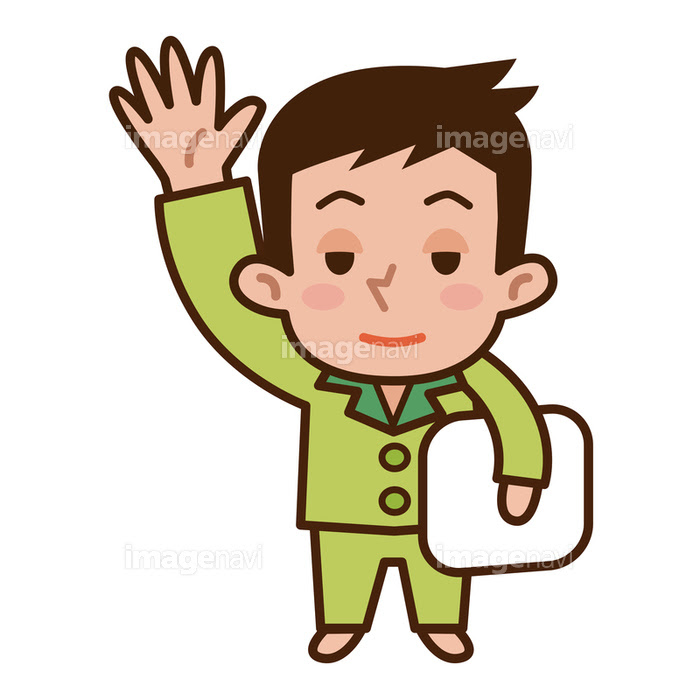おやすみ 男性 の画像素材 イラスト素材ならイメージナビ