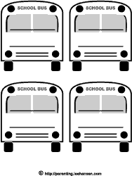 Free Printable Bus s Name s