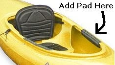 Rec kayak knee-thigh pad kit [CNF-9810109] - $49.95 