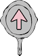 back to top html arrow button