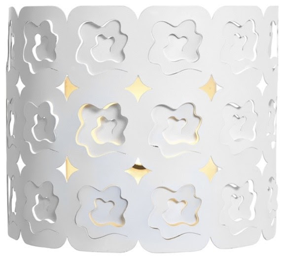Access Lacey 1-light Laser Cut Metal Wall Sconce - contemporary 