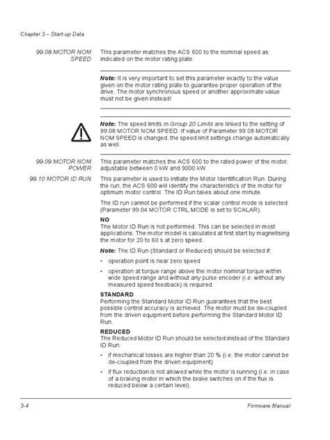 Motor Id Run (Abb) | Engines | Torque