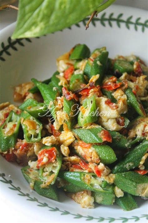 azie kitchen bendi goreng telur  mudah  sedap
