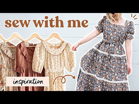 Sewing A Vintage Laura Ashley Style Dress (This Dress is WAY Too Much Fun!) | Sew With Me