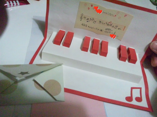 友達の誕プレカードできた 不器用なちぺこさんだから手作り感maxすぎ 写真共有サイト フォト蔵
