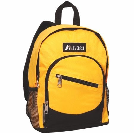 Everest 6045S-YE 13 in. Junior Slant Backpack 