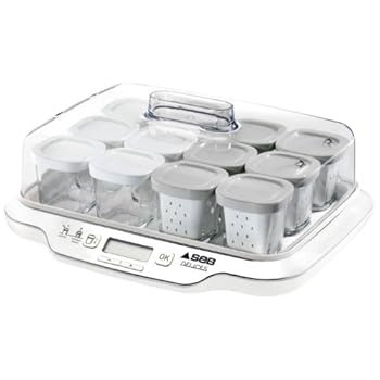 SEB YG651121 Yaourtière Delices Blanc Aluminium SEB YG651121 Yaourtière Delices Blanc Aluminium