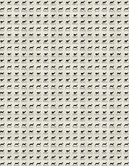 LETTER/STANDARD size JPG reindeer in motion DARK Vintage graph style paper 350dpi