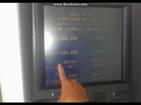 Video Cara Mengisi Pulsa Lewat Atm Mandiri