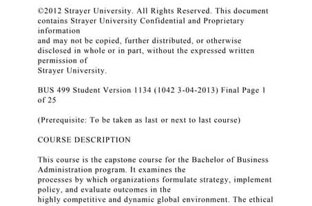 Free Download bus 499 business administration capstone exam ManyBooks PDF