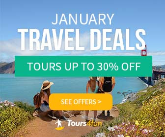 January Travel Guide is Here! Get up to 30% off tours at Tours4fun.com!