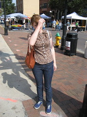 at the farmer's market