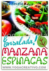 YOGA RECETA ENSALADA ESPINACAS