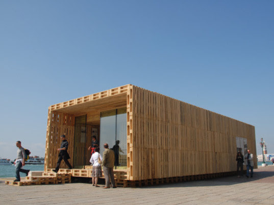 House Made From Wood Pallets