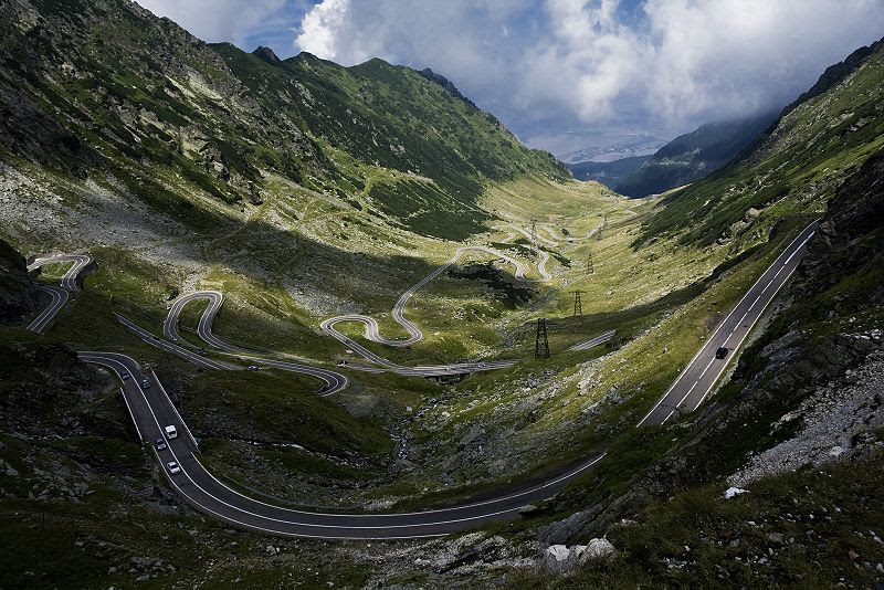 Transfagarasan road romania