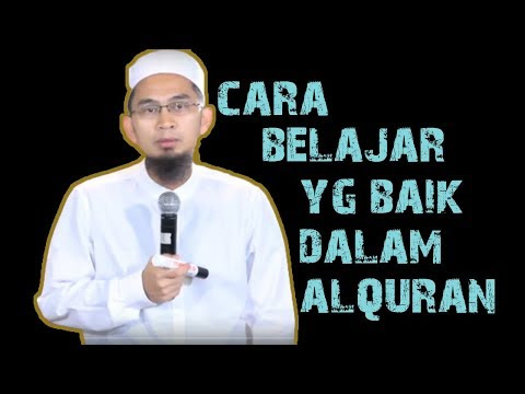Video Bagaimana Cara Belajar