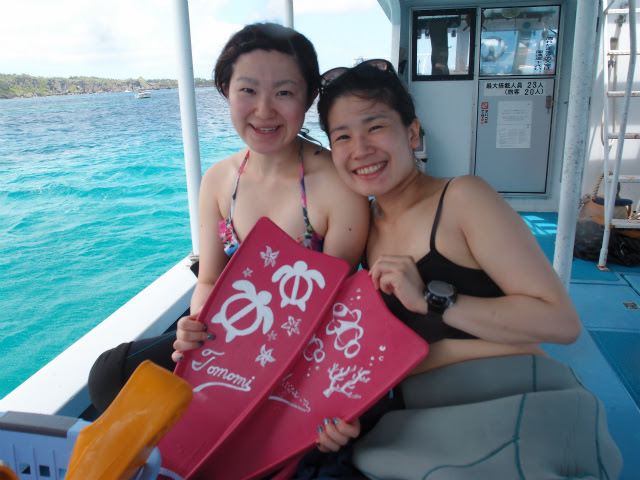 沖縄ダイビング ブルーフィールドの海日記 青の洞窟で メニューいろいろ