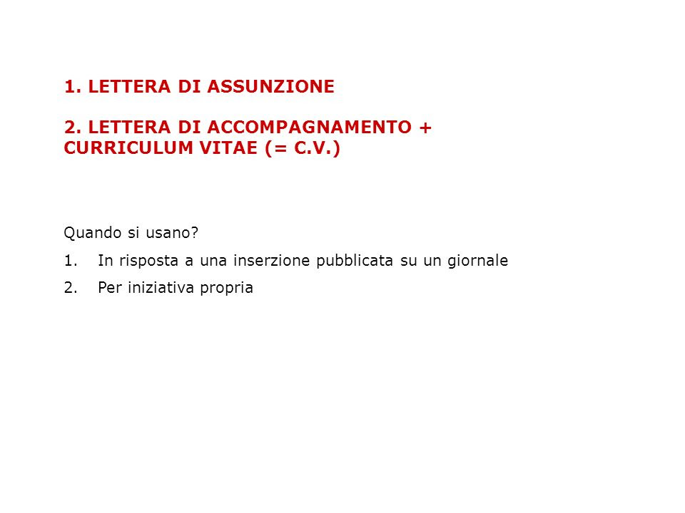 Manuale di Lavoro: Lavoro: la lettera di assunzione cosa deve ...