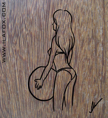 Pareidolia na madeira, by ila fox