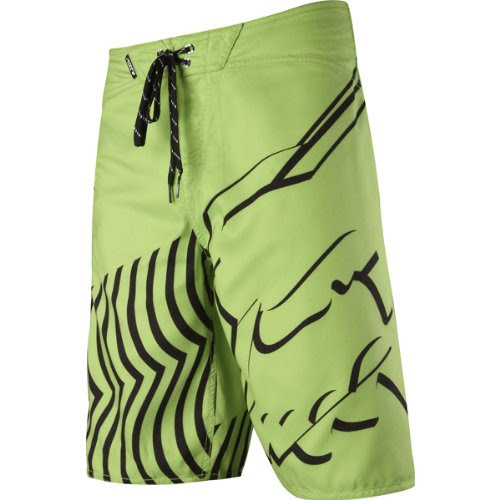 Fox Racing Expandamonium Men's Boardshort Beach Swimming Shorts - Vivid Green / Size 38