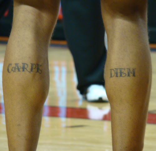 carpe diem foot tattoos