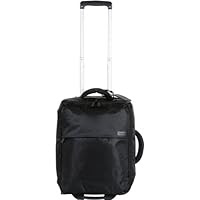 Lipault Paris Foldable 2 Wheeled Carry on Trolly, Black, 22x14x8
