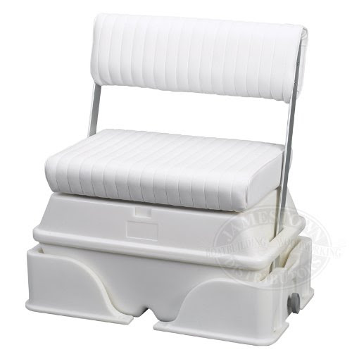 Moeller Deluxe Removeable Swing Back Cooler or Livewell Boat Seat (72-Quart, 38.5