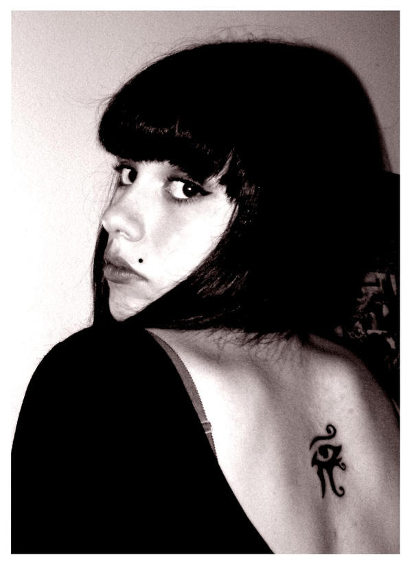 eye of horus tribal. eye of horus tattoo Egyptian