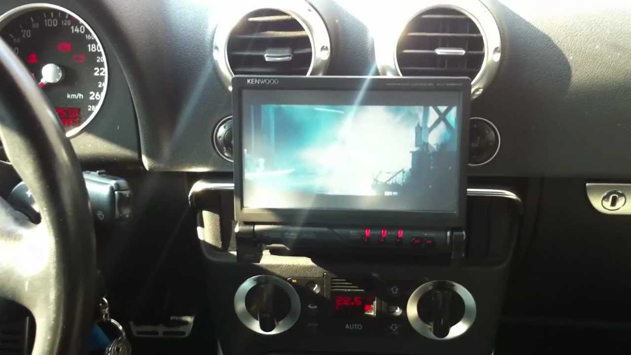 Audi TT 8N & Kenwood KVT-526 DVD Moniceiver - YouTube