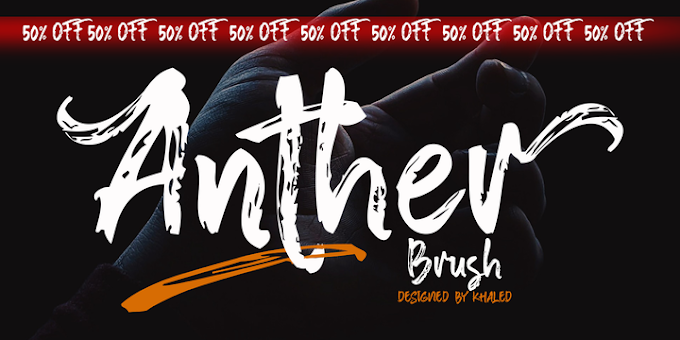 Download Anther Brush Fonts Family From Akifatype