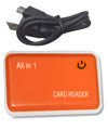 Orange All in 1 Memory Card Reader for Imac apple