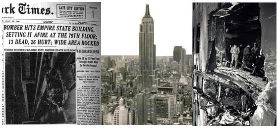 A Army Air Force Bomber Crashed Into The Empire State Building