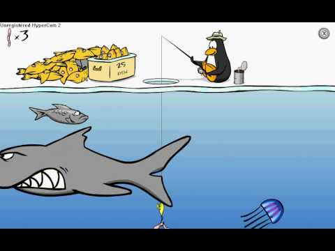 How to catch mullet/grey fish in Club penguin's Ice ...