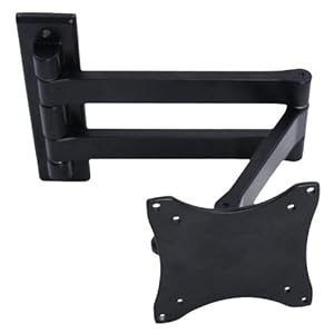 Designer Habitat Basics - Cantilever LCD Monitor TV Arm Bracket Wall Mount with Swivel and Tilt - Fits most 13 - 23 LCD Flat Panels