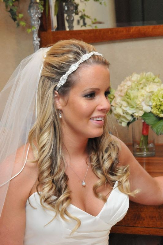 Wedding hairstyles for long hair half up