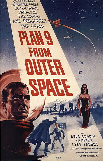 English: Film poster Plan 9 from Outer Space