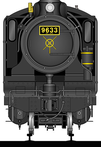 蒸気機関車 正面