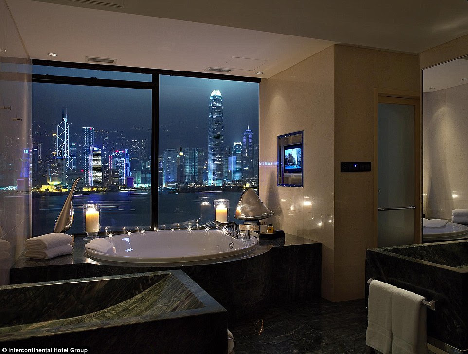 The honeymoon suite at the InterContinental Hong Kong is described as 'one of Asia's most impressive rooms'