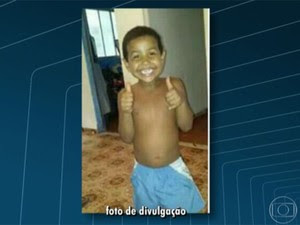 Kayke estava desaparecido desde o dia 30 do mês passado (Foto: Reprodução / TV Globo)