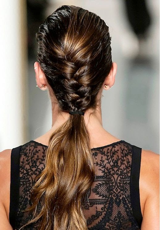 17 Le Fashion Blog 21 Braid Ideas For Long Hair Half French Braided Ponytail Hairstyle Via Byrdie