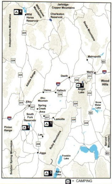 map of nevada county. in Elko County, Nevada Map