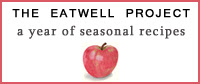 The Eatwell Project: a year of seasonal recipes -- logo by Eve Fox