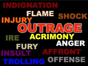 outrage