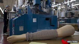 Stocking factory in Calvisano, Italy